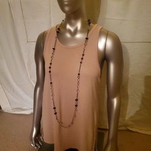 46" Amethyst gemstone necklace